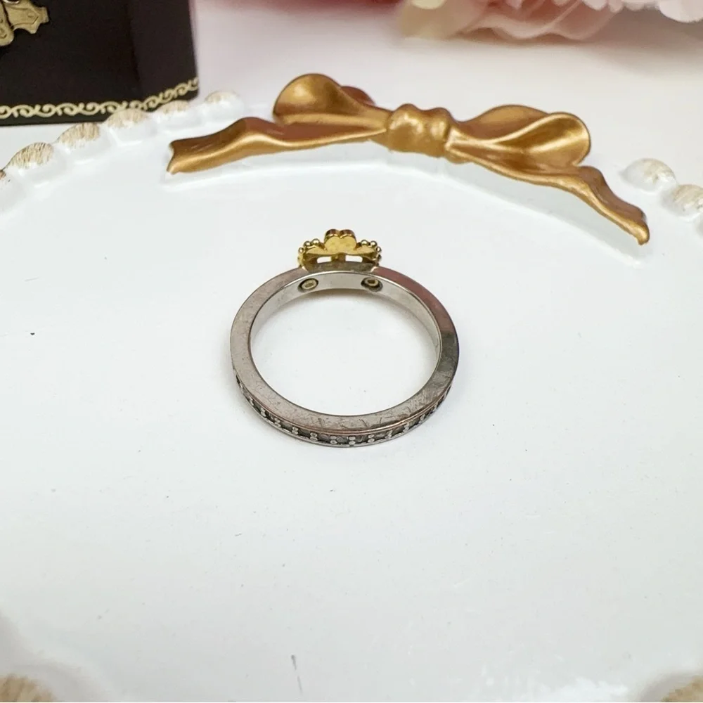 Vintage Juicy Couture Crown Wish Ring Size 7